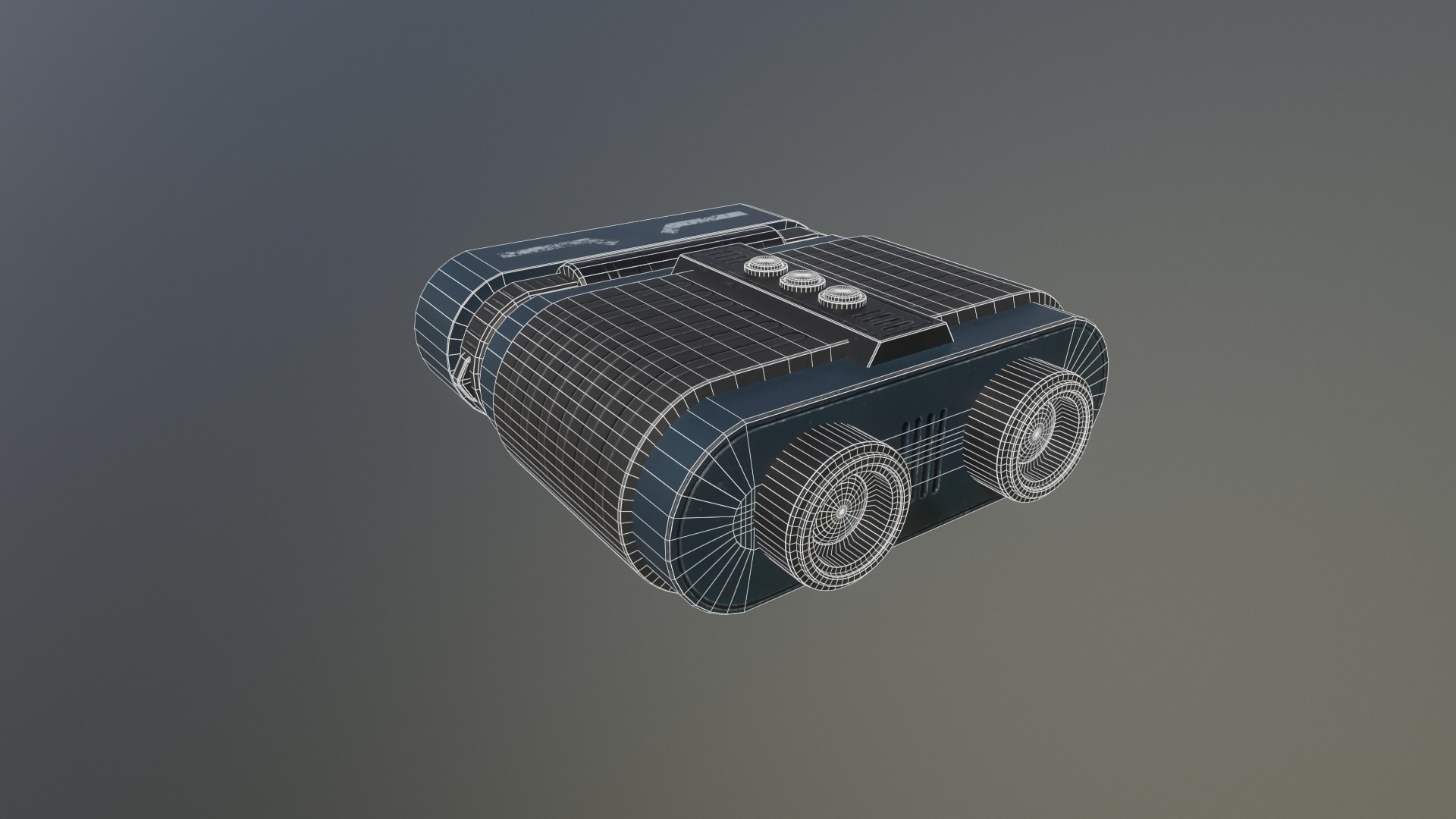 Sci Fi Binoculars 3D Model - TurboSquid 1747255