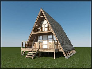 Log Cabin 3D Models for Download | TurboSquid