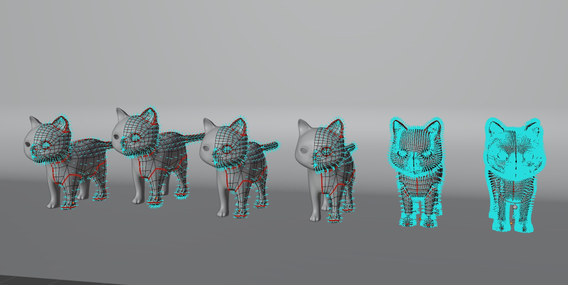 Cat Bundle All Riggged Model - TurboSquid 2286181
