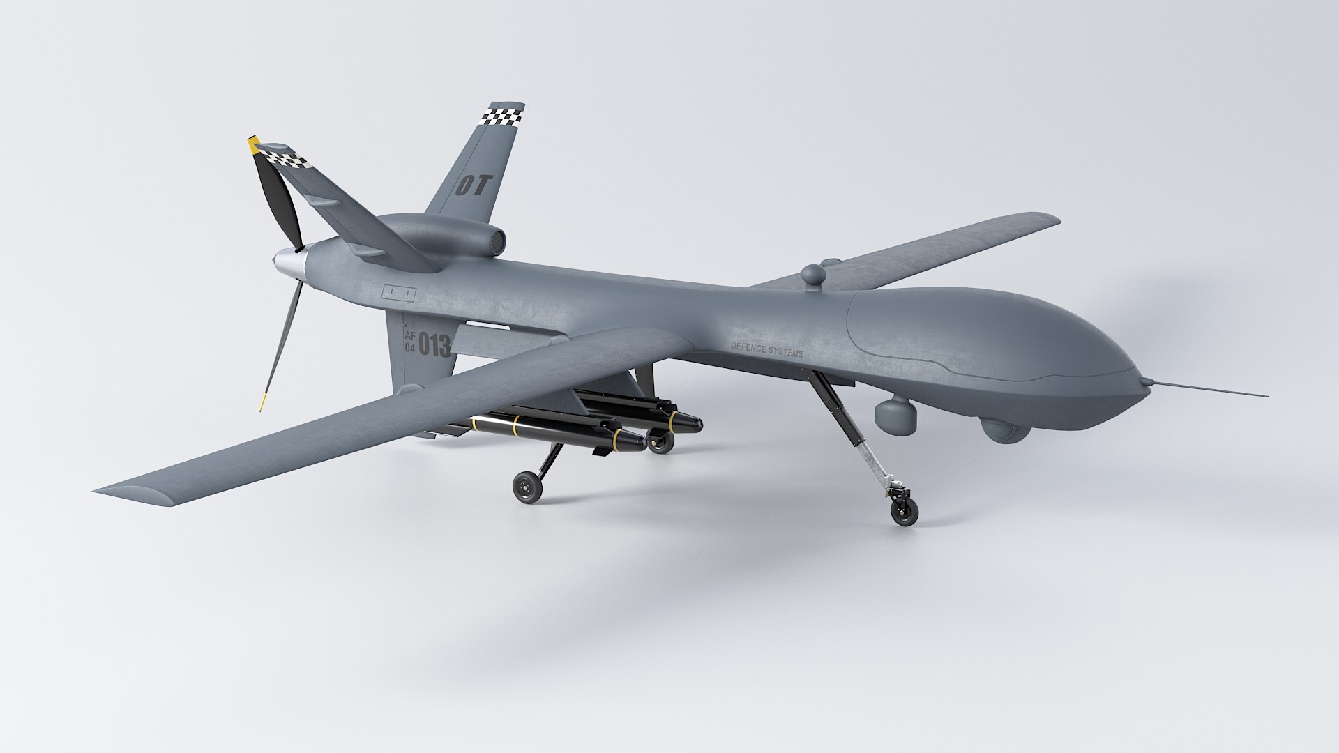 Combat Military Drone PBR 3D model https://p.turbosquid.com/ts-thumb/dj/TKcq0S/Ic/military_drone_05/jpg/1755072835/1920x1080/fit_q87/60fb250b9f57acd34aa2c3a2dbdb84a7ca27e92a/military_drone_05.jpg