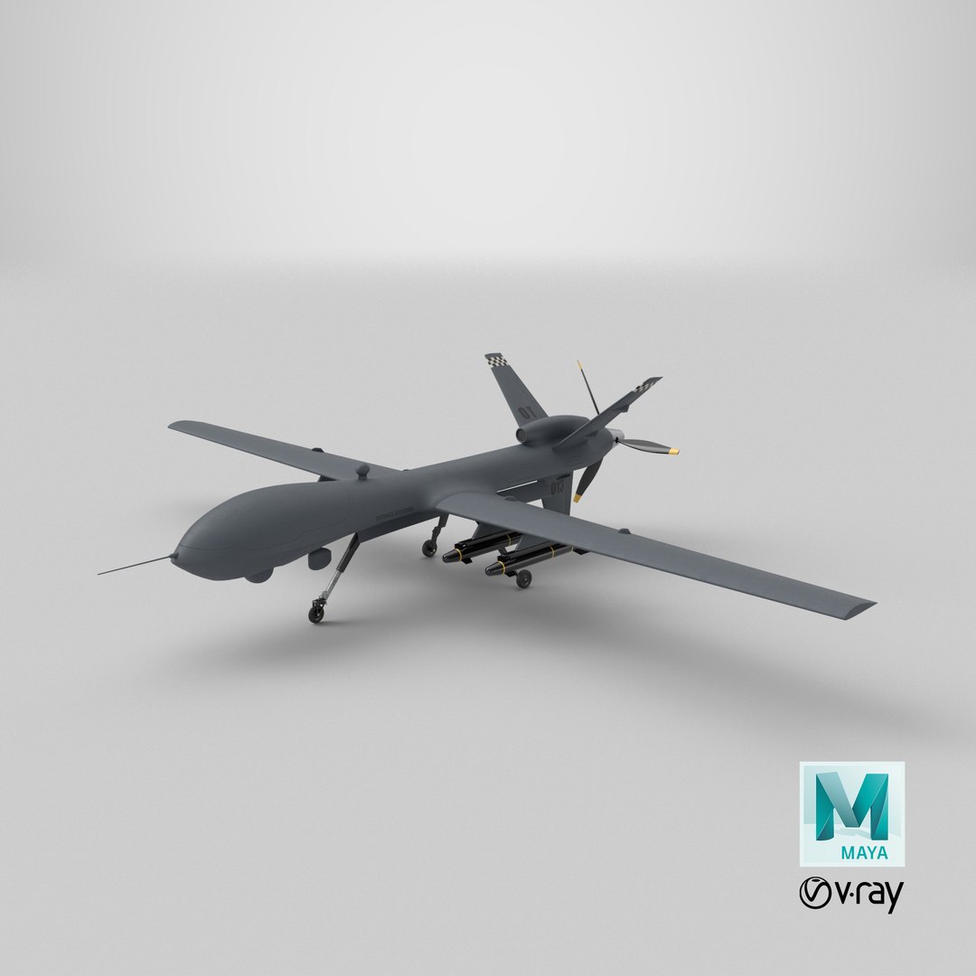 Combat Military Drone PBR 3D model https://p.turbosquid.com/ts-thumb/dj/TKcq0S/oi/stemcell_maya_vray_render/png/1755168627/1920x1080/fit_q87/0efe6684b4bb831de1c4f0e92a1f91d98563a665/stemcell_maya_vray_render.jpg