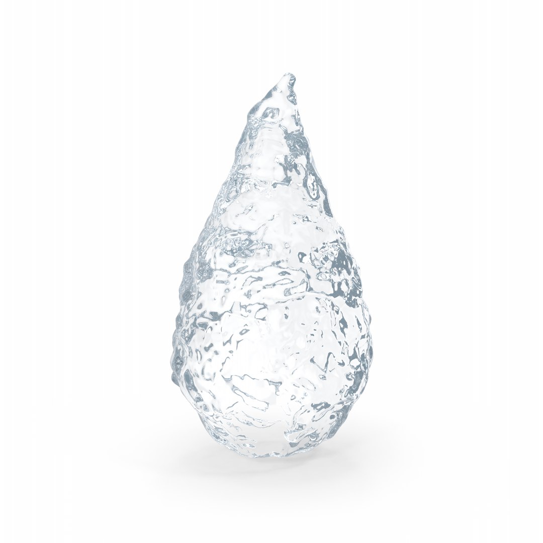 Ice Drop 3D Model - TurboSquid 2218277