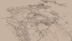 bahrain streets mapping 3D