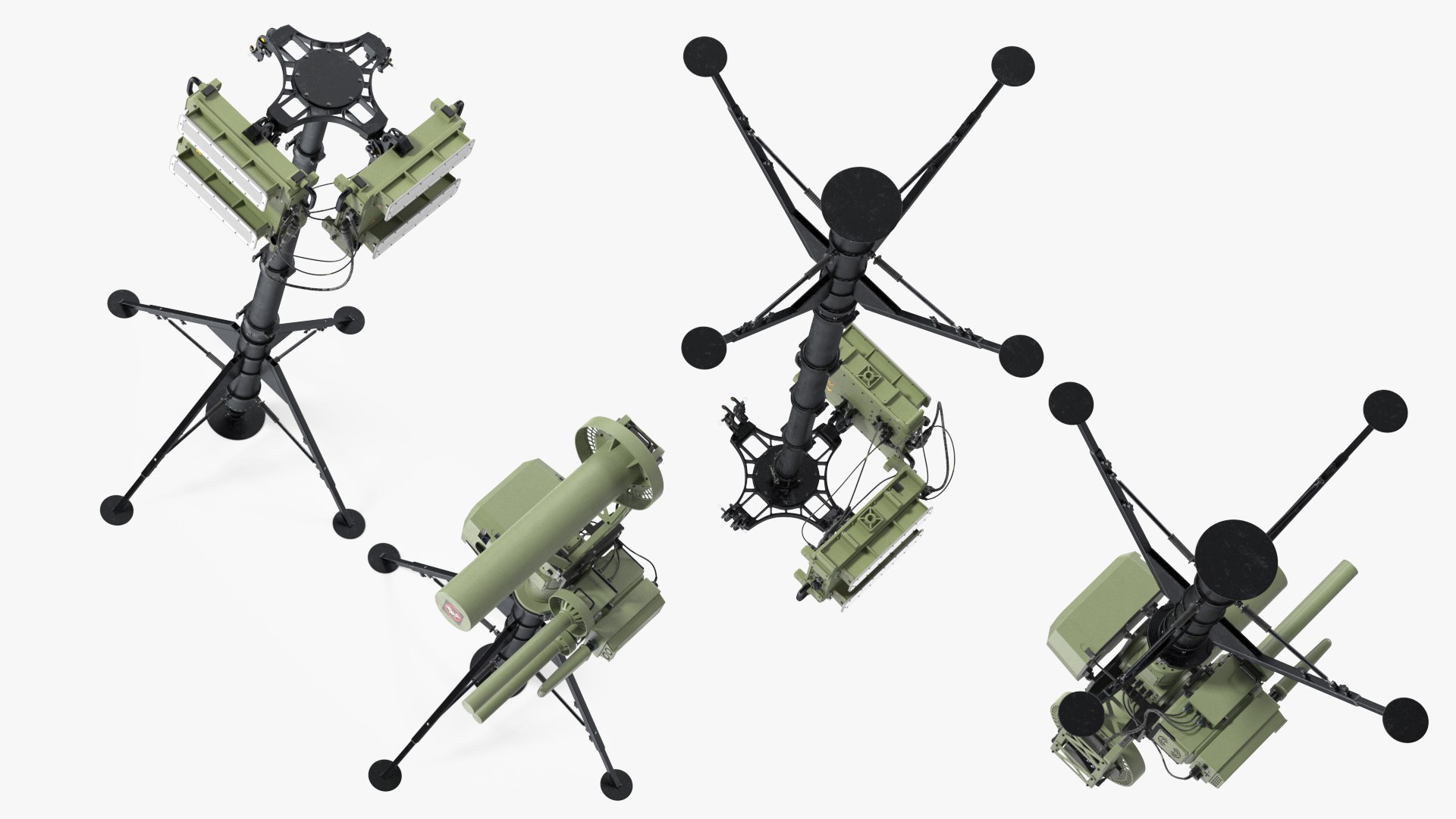 Anti UAV Defence System With Radar Set Model - TurboSquid 1773067