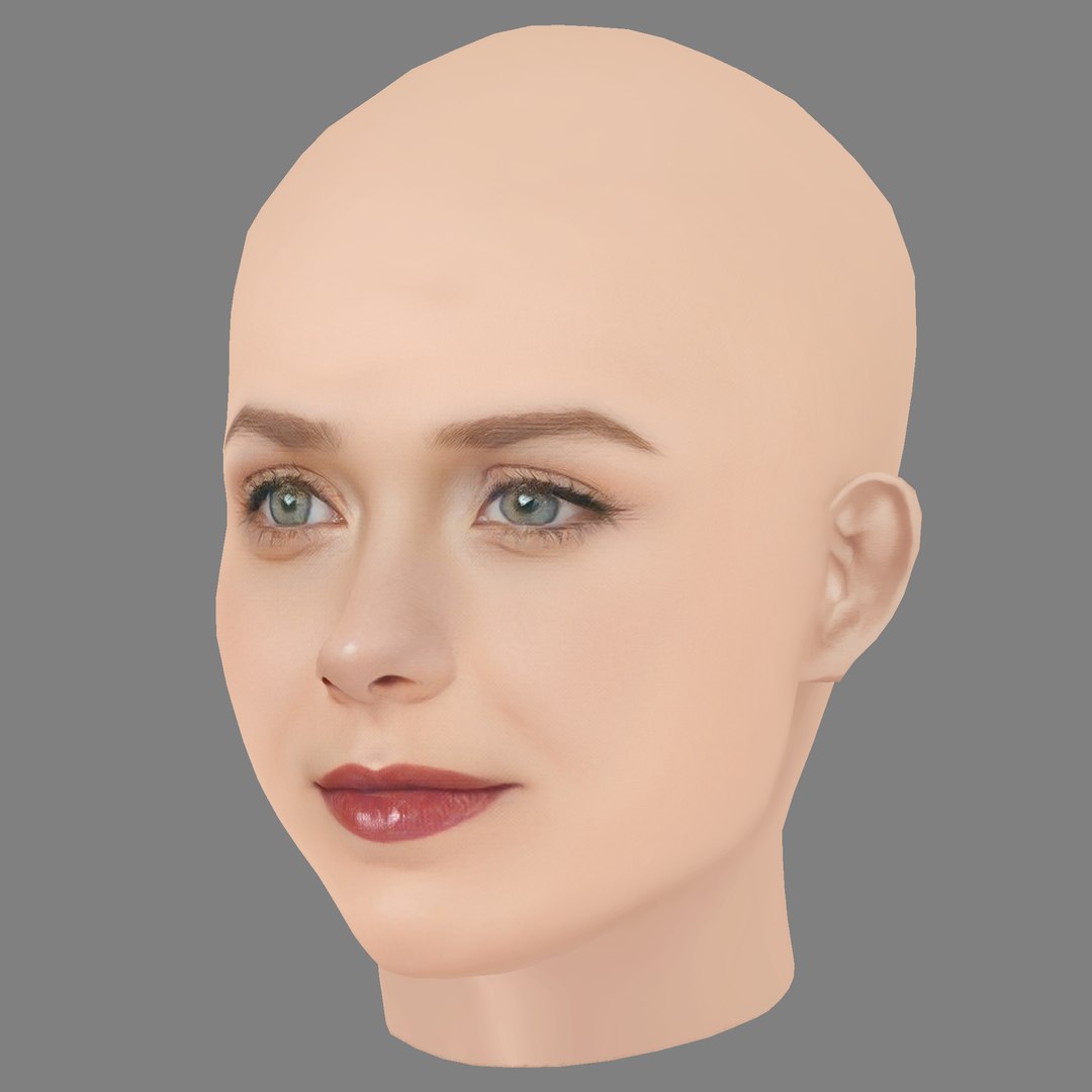 3D model Elizabeth Olsen Head - No Hair - Low poly head for game https://p.turbosquid.com/ts-thumb/dj/foZI2h/lK/03/png/1763030363/1920x1080/fit_q87/cd4e2aec2cf3705358556294e9c7f65e6553ef65/03.jpg