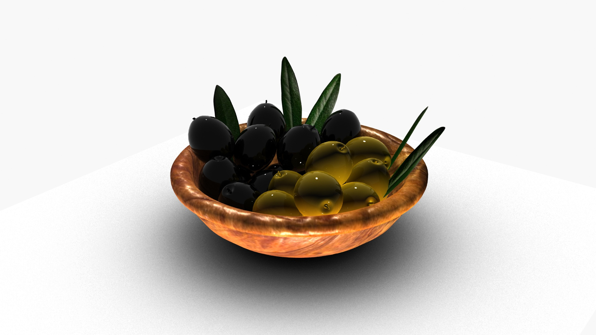 Olives In Bowl Model - TurboSquid 2126752