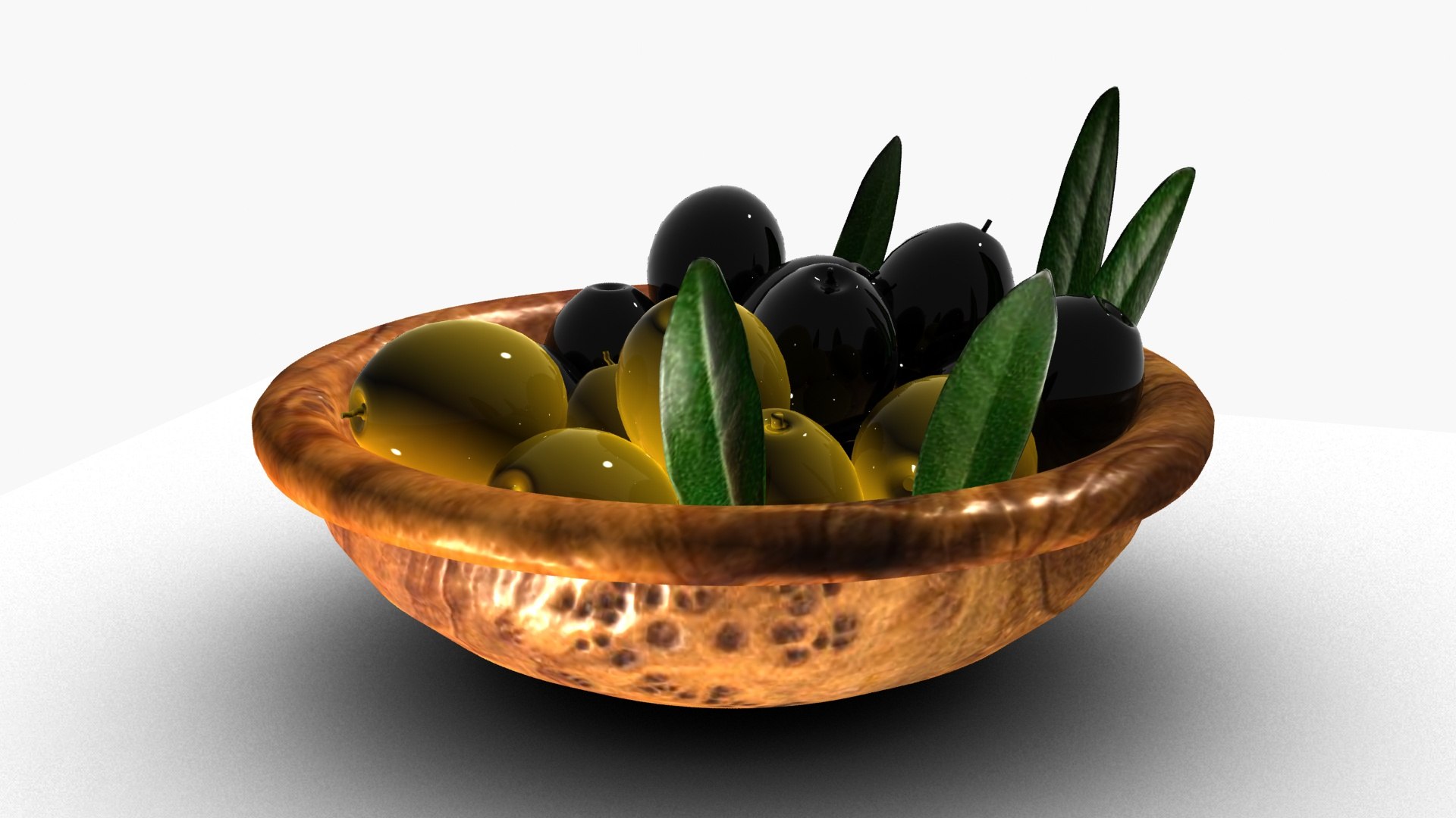 Olives In Bowl Model - TurboSquid 2126752