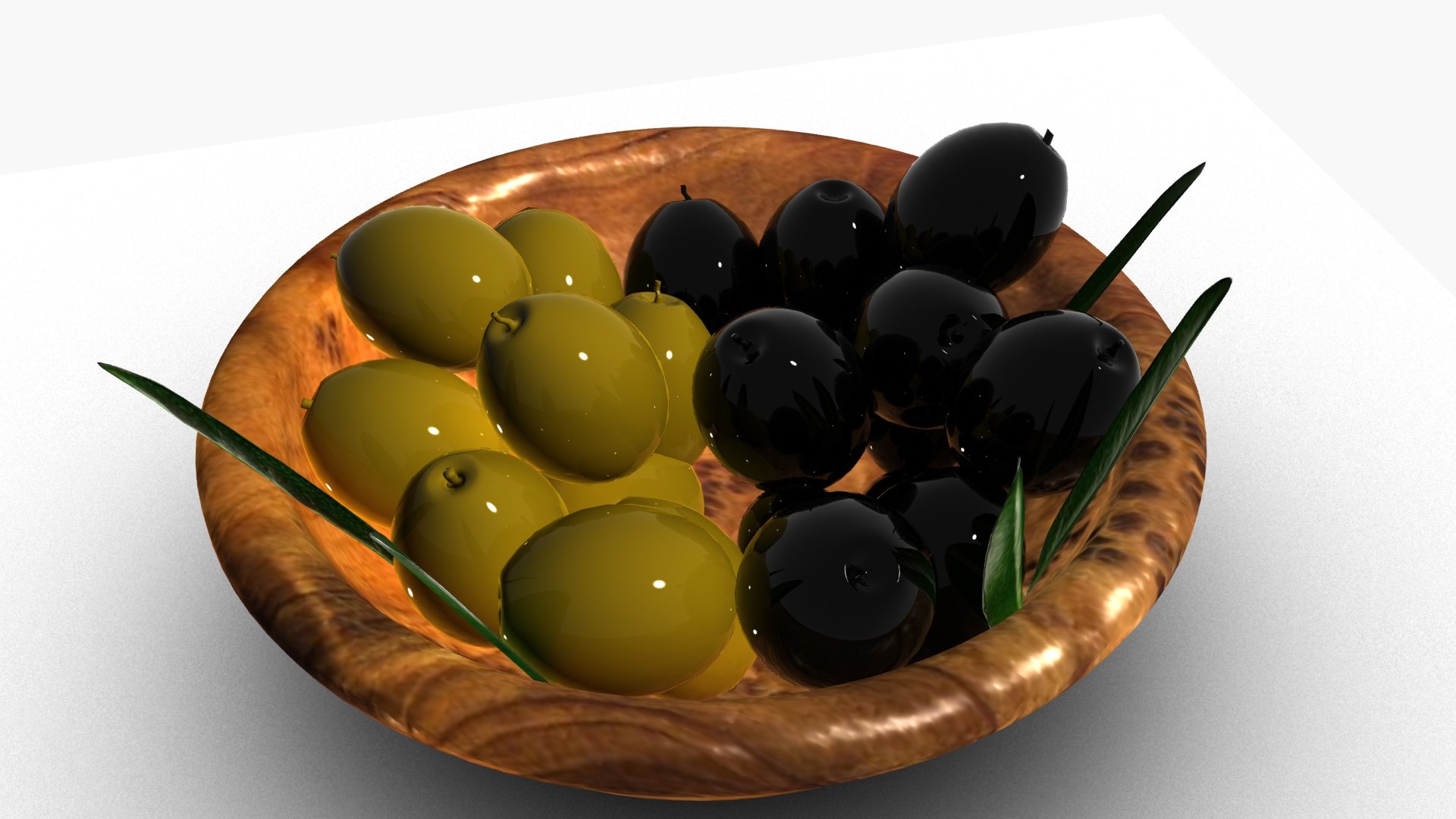 Olives In Bowl Model - TurboSquid 2126752