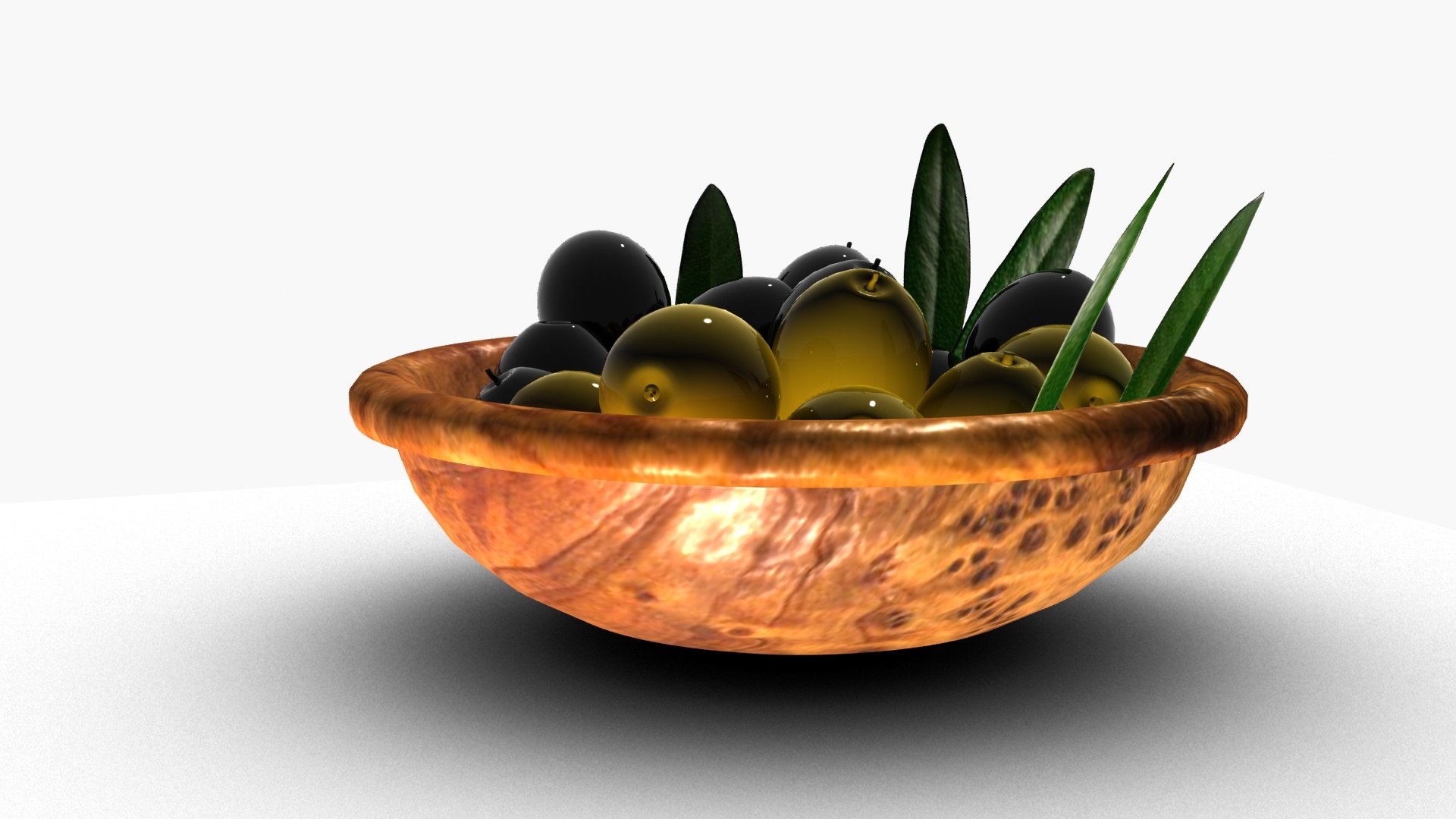 Olives In Bowl Model - TurboSquid 2126752