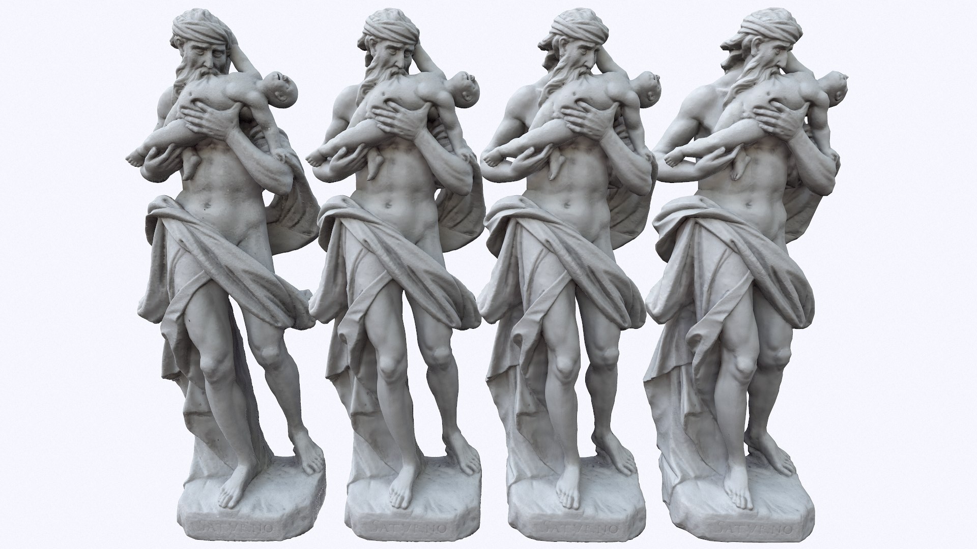 Sculprure Of Saturn Devours His Children 3D Model - TurboSquid 2107022