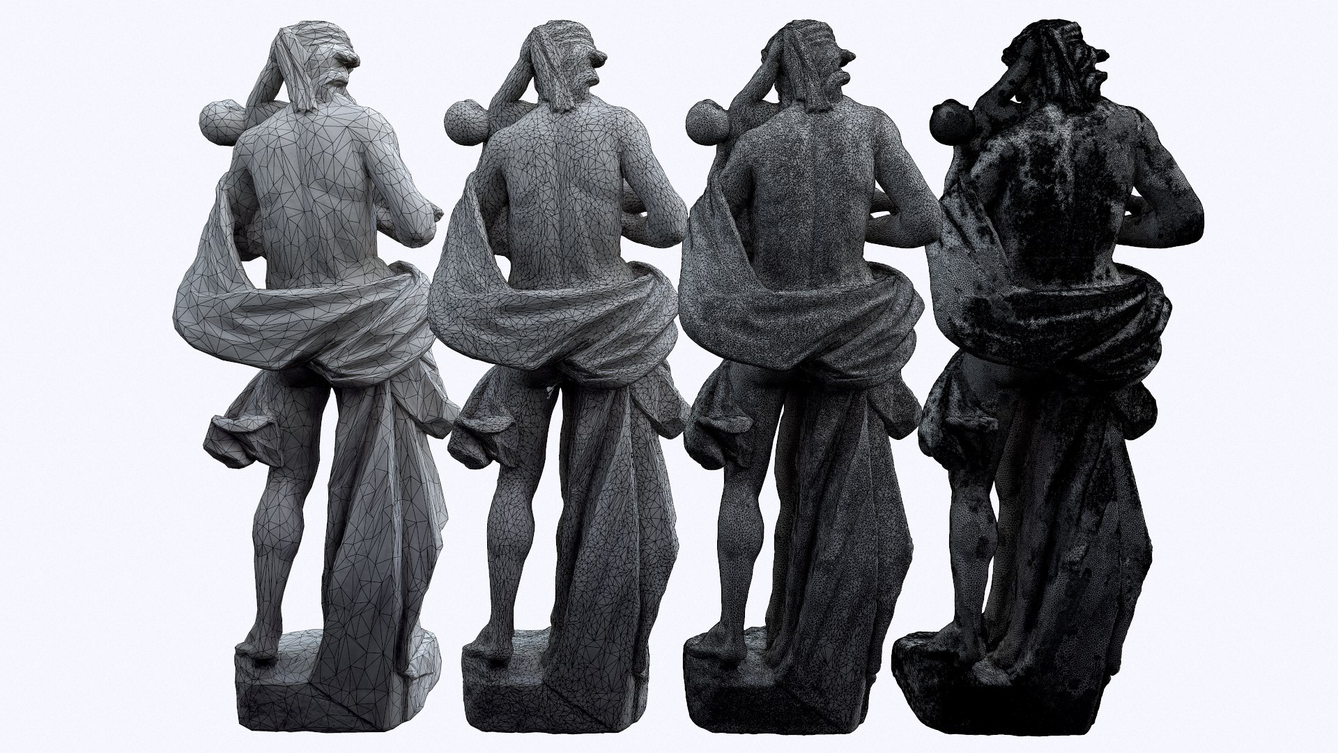 Sculprure Of Saturn Devours His Children 3D Model - TurboSquid 2107022