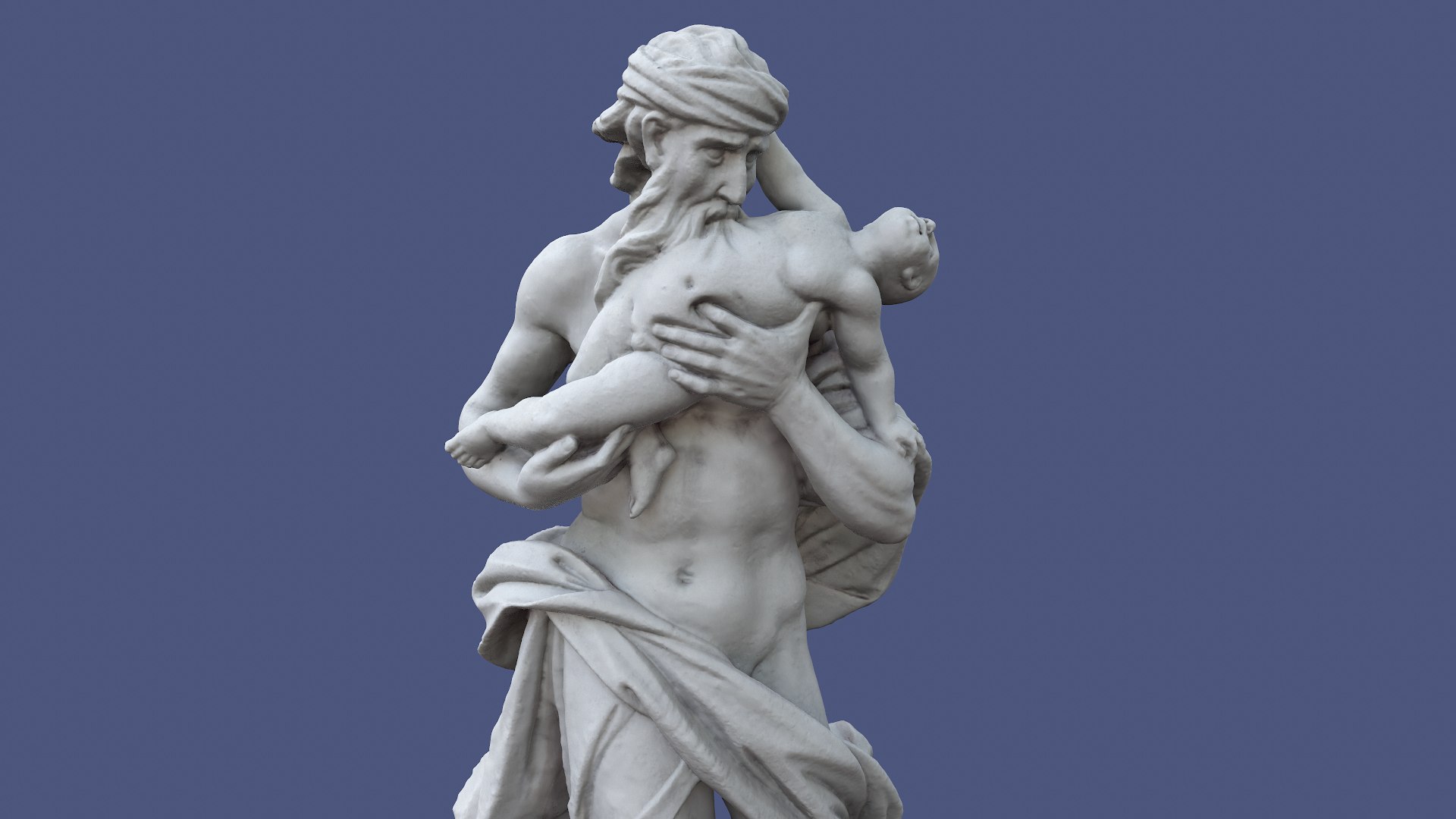 Sculprure of Saturn devours his children 3D model - TurboSquid 2107022