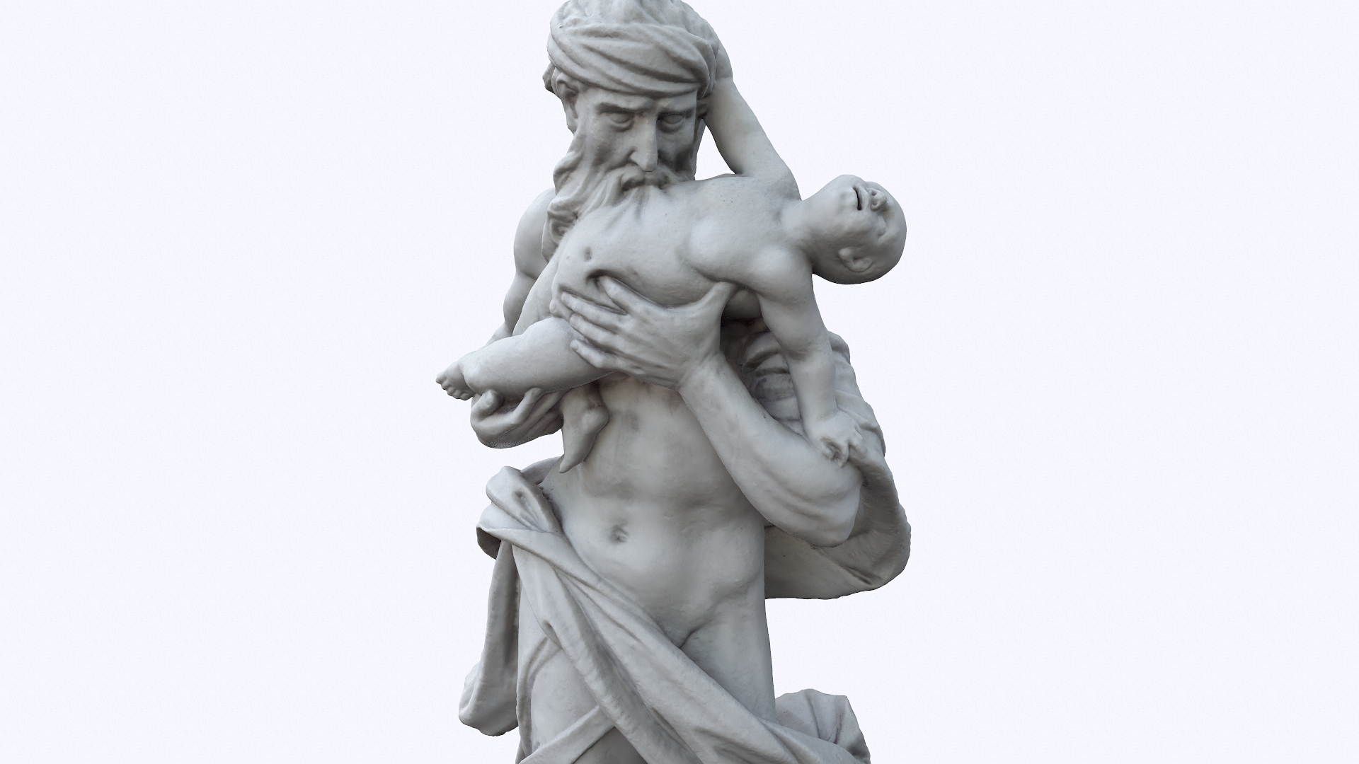 Sculprure Of Saturn Devours His Children 3D Model - TurboSquid 2107022