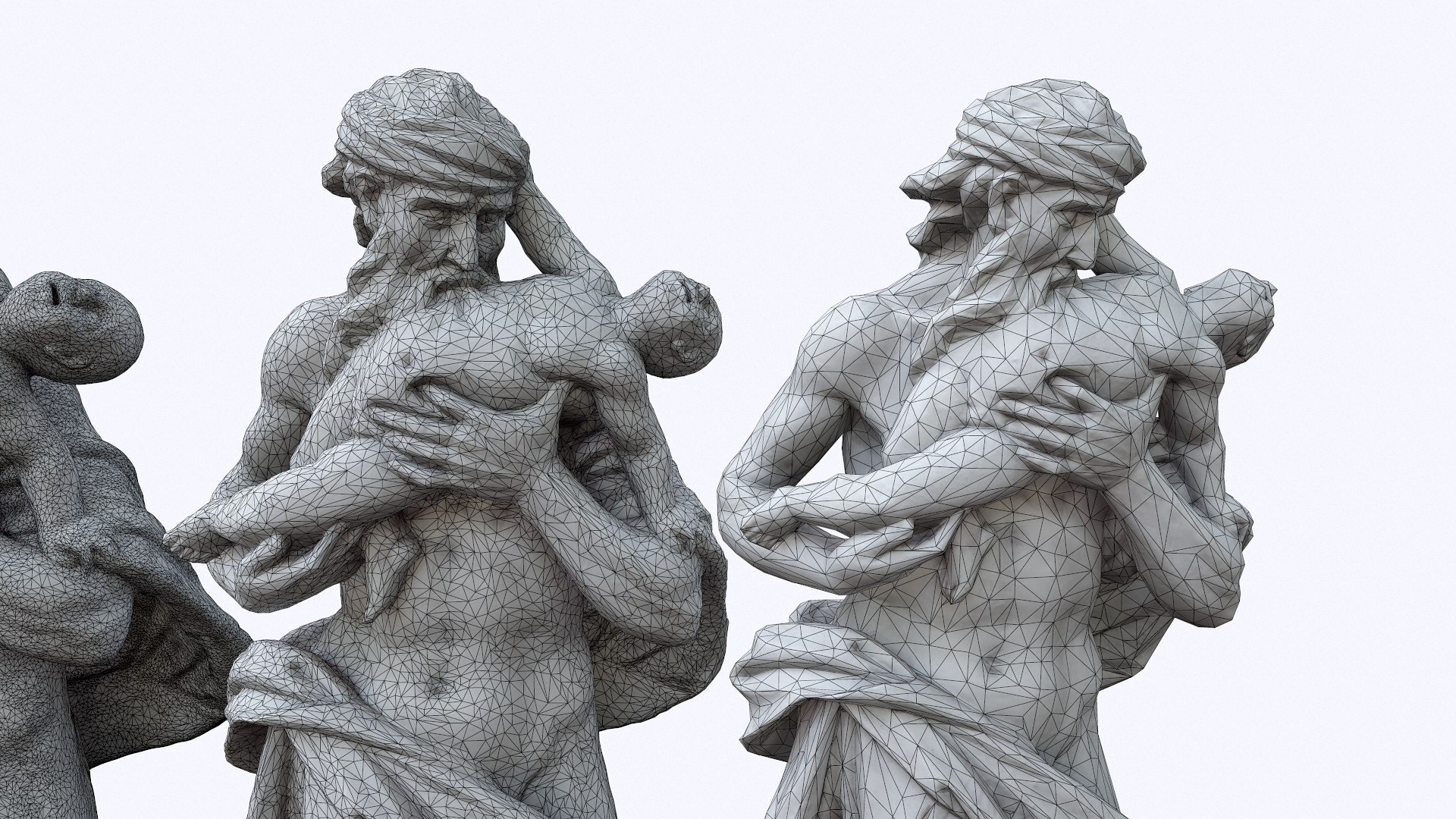 Sculprure Of Saturn Devours His Children 3D Model - TurboSquid 2107022