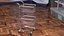 Chrome Mini Trolley with Two Baskets 3D