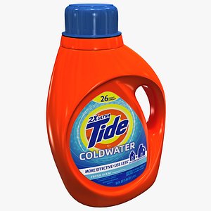 3ds tide laundry detergent bottle