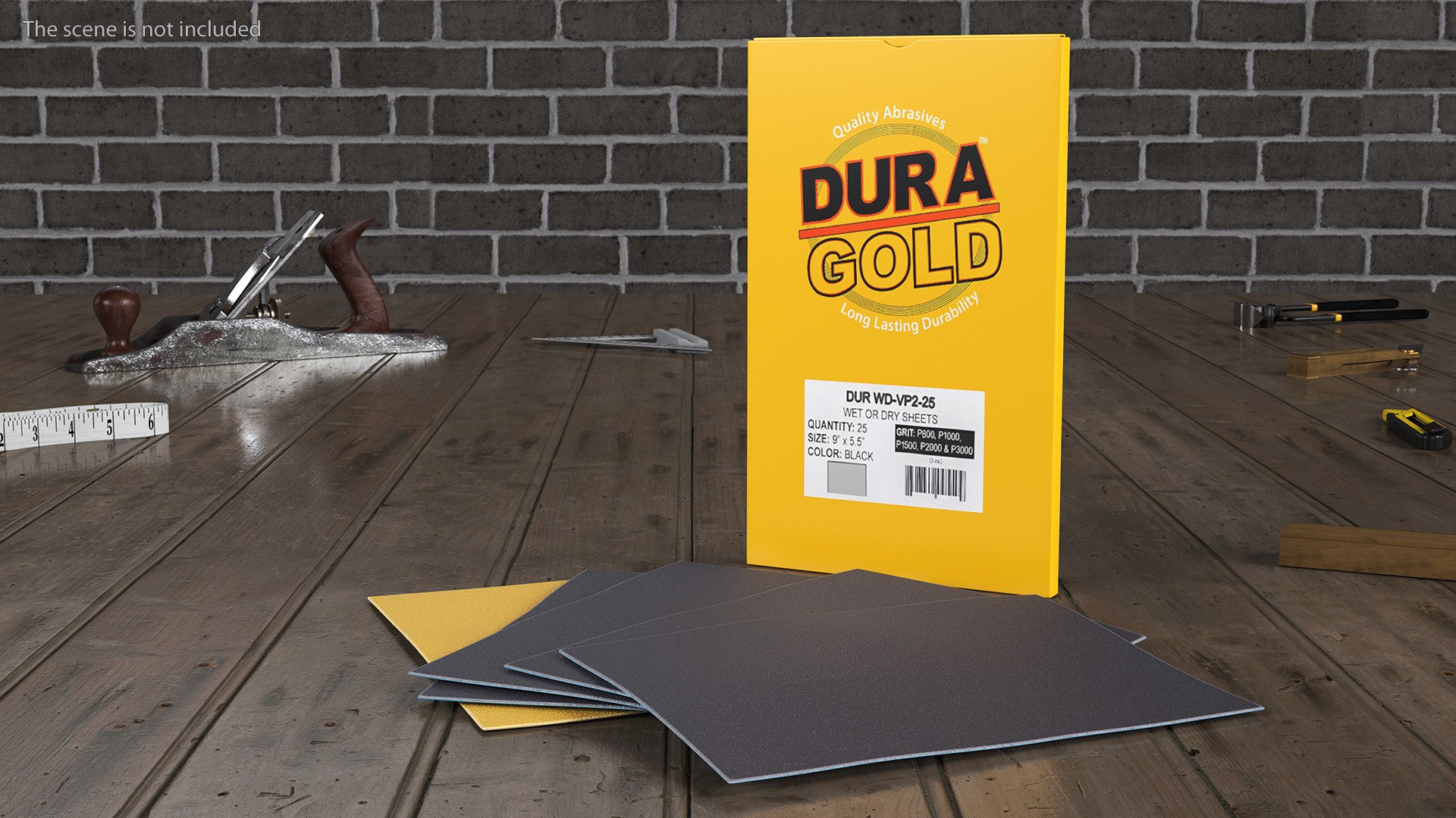 3D Sandpaper Pack Dura Gold Model - TurboSquid 2100753