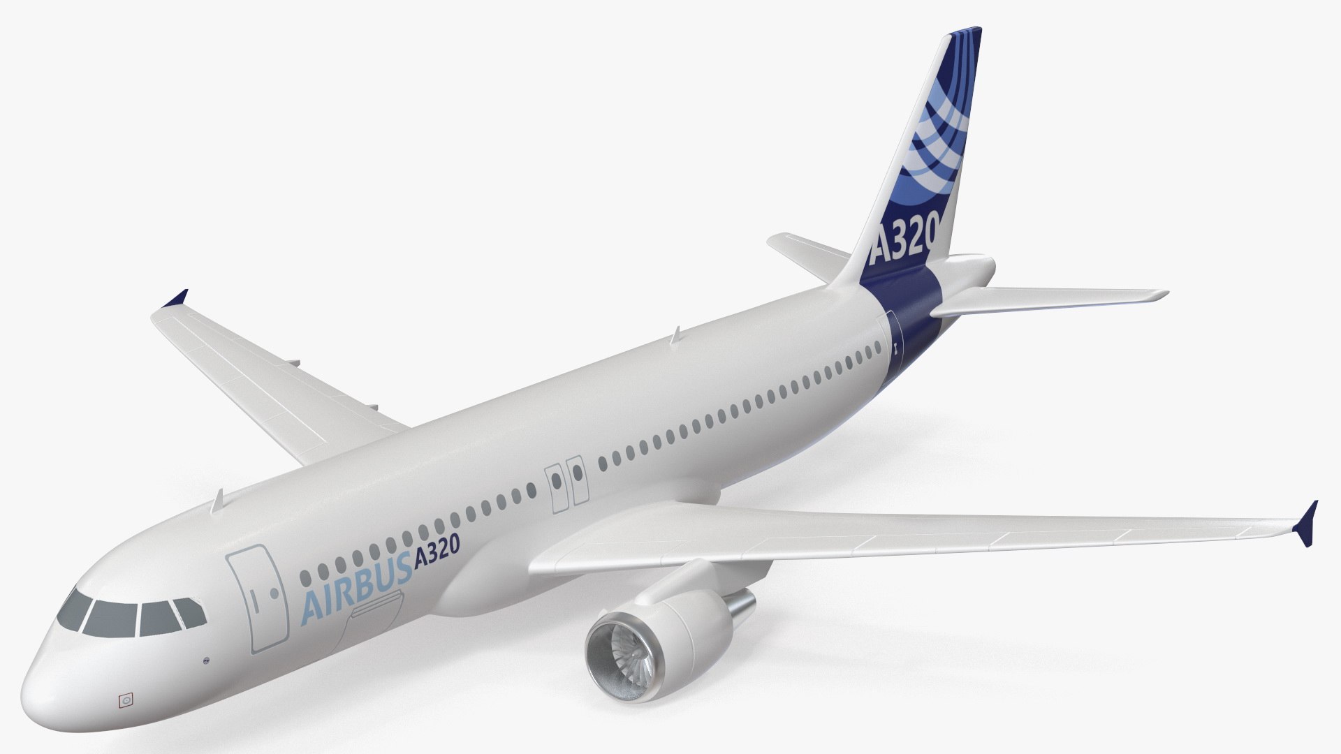 Airbus A320 Scale Model 3D model preview
