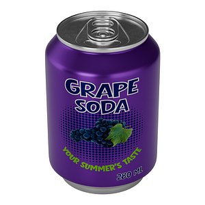 3D model Standard Soda Can 280ml
