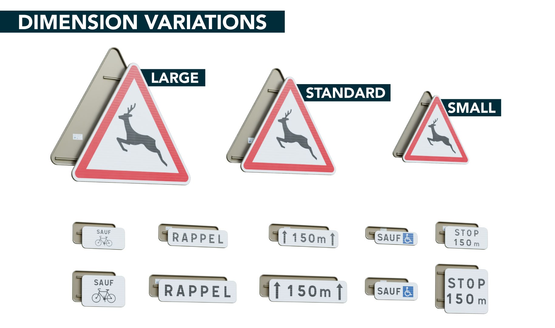 3D Model Road Signs - French Edition - TurboSquid 2314840