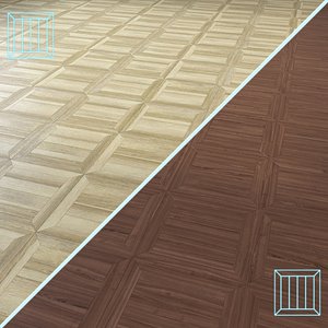Parquet - Laminate - Wooden floor 2 in 1 model