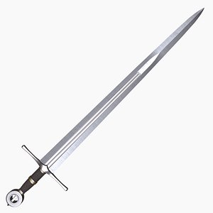 Medieval sword 3D