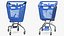pp plastic shopping cart 3D model