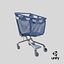 pp plastic shopping cart 3D model