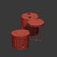 Tables of stumps and slab
