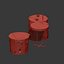 Tables of stumps and slab