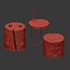 Tables of stumps and slab