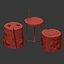 Tables of stumps and slab