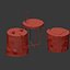 Tables of stumps and slab