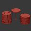 Tables of stumps and slab