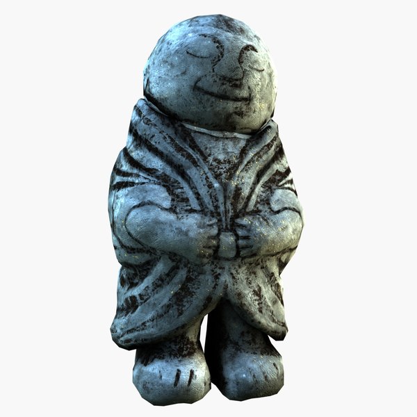 3D japanese statue model