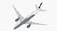 空中客车A350-1000汉莎航空索具3D模型