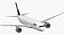 空中客车A350-1000汉莎航空索具3D模型