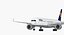 空中客车A350-1000汉莎航空索具3D模型