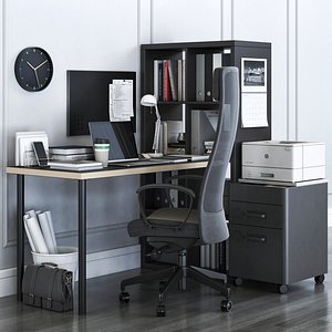 3D office kallax markus chair