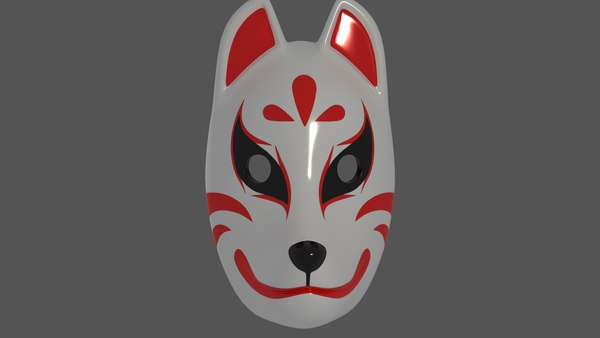 japanese mask 3d max