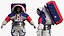 Mujer Astronauta NASA xEMU Spacesuit