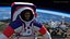 Mujer Astronauta NASA xEMU Spacesuit