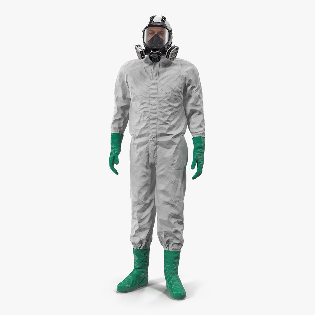 Ecological Worker Standing Pose 3D Model 3D model preview