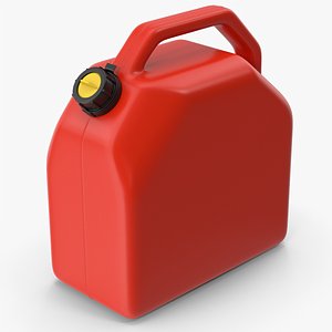 Plastic Gas Can 3D