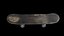 Old Skateboard Low-poly modelo 3D