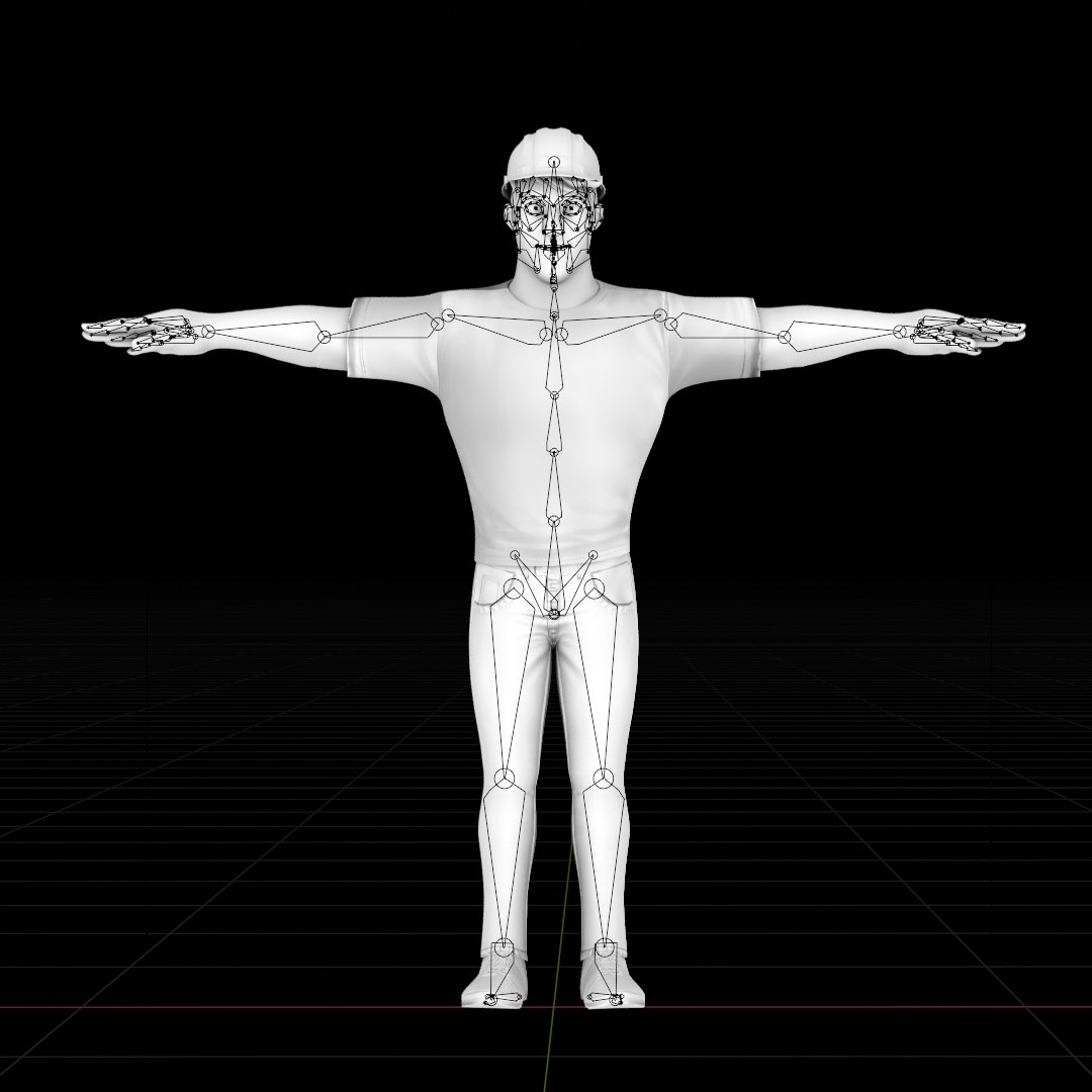 3D Rigged Walkcycle Model - TurboSquid 1580835