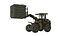Military Forklift Loads Cargo model