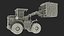 Military Forklift Loads Cargo model