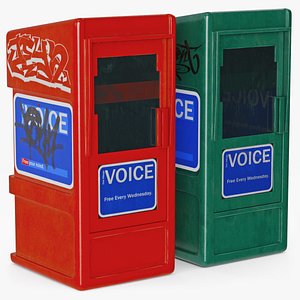 newspaper box new 3D model