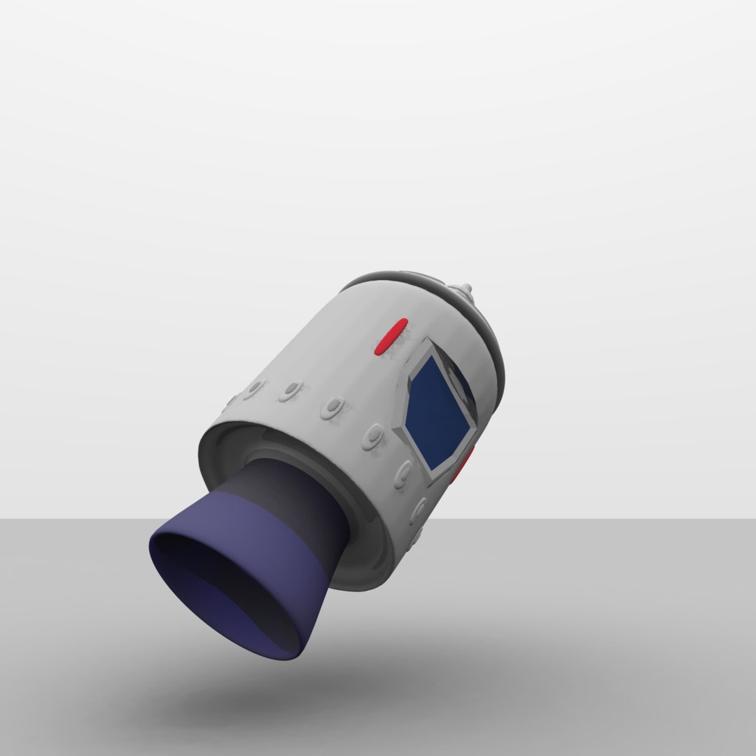 3d Model Space Capsule